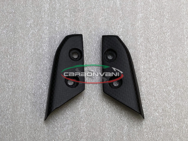 Carbonvani - Ducati Panigale V2 Carbon Fiber Lower Stay (mirror mount) Covers (pair) Carbonvani - Ducati Panigale V2 Carbon Fiber Lower Stay (mirror mount) Covers (pair)